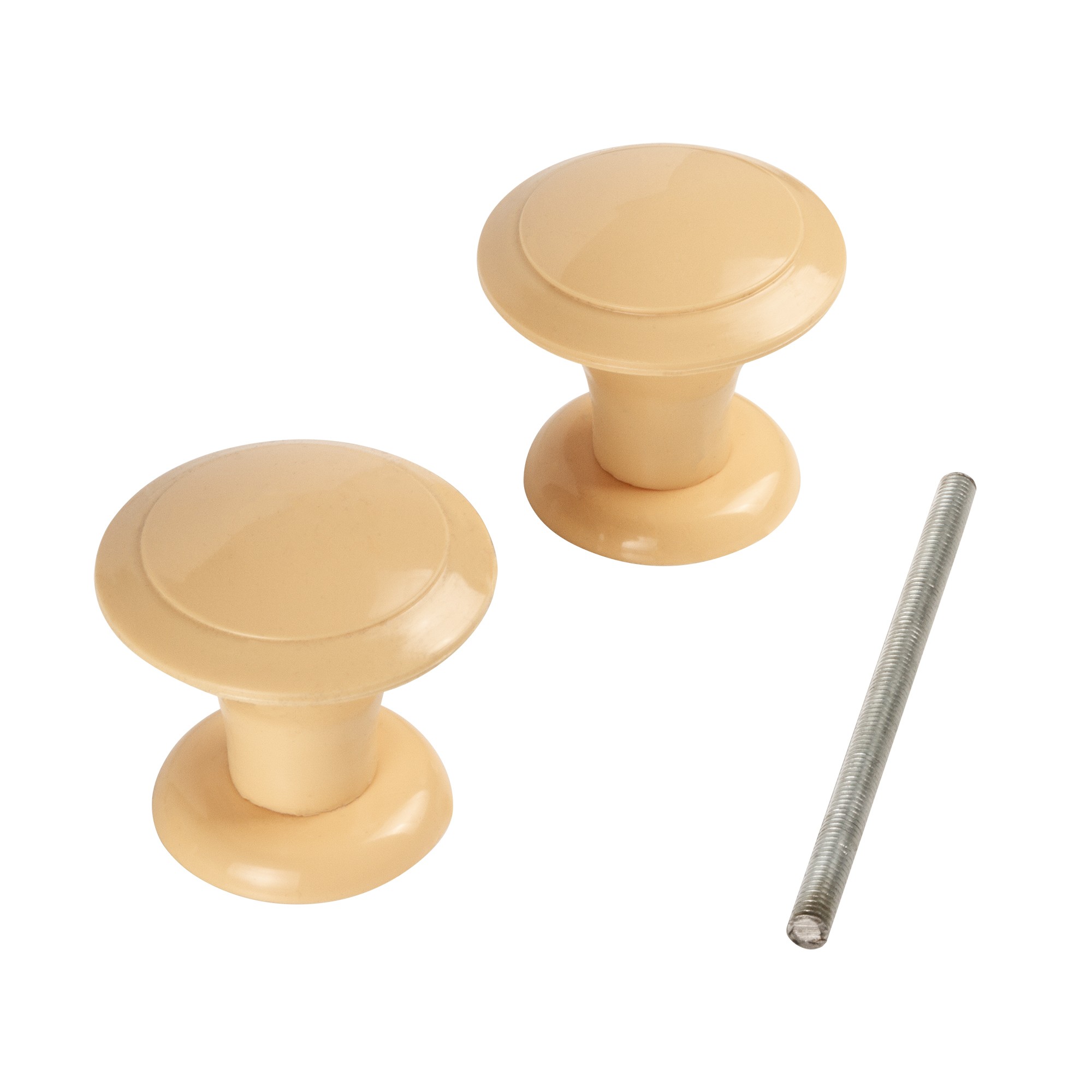 Ручка-кнопка veles (ВЕЛЕС) Б (бежевый) 