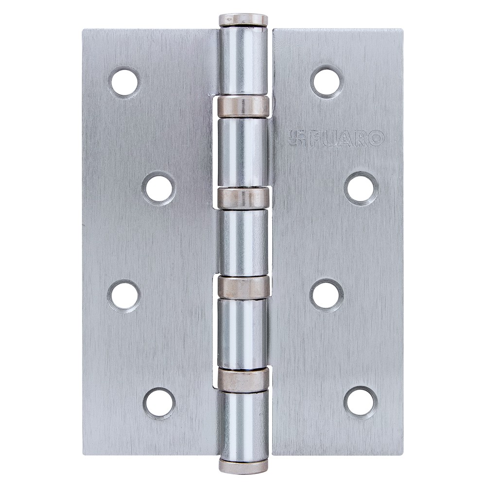 Петля Fuaro (Фуаро) универсальная IN4400U-BL SSC (4BB/BL 100x75x2,5) сатинированный хром БЛИСТЕР 