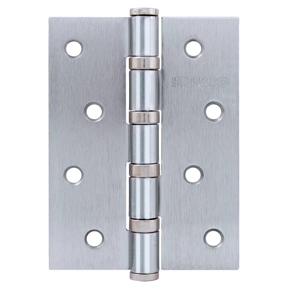 Петля Fuaro (Фуаро) универсальная IN4400U-BL SSC (4BB/BL 100x75x2,5) сатинированный хром БЛИСТЕР 