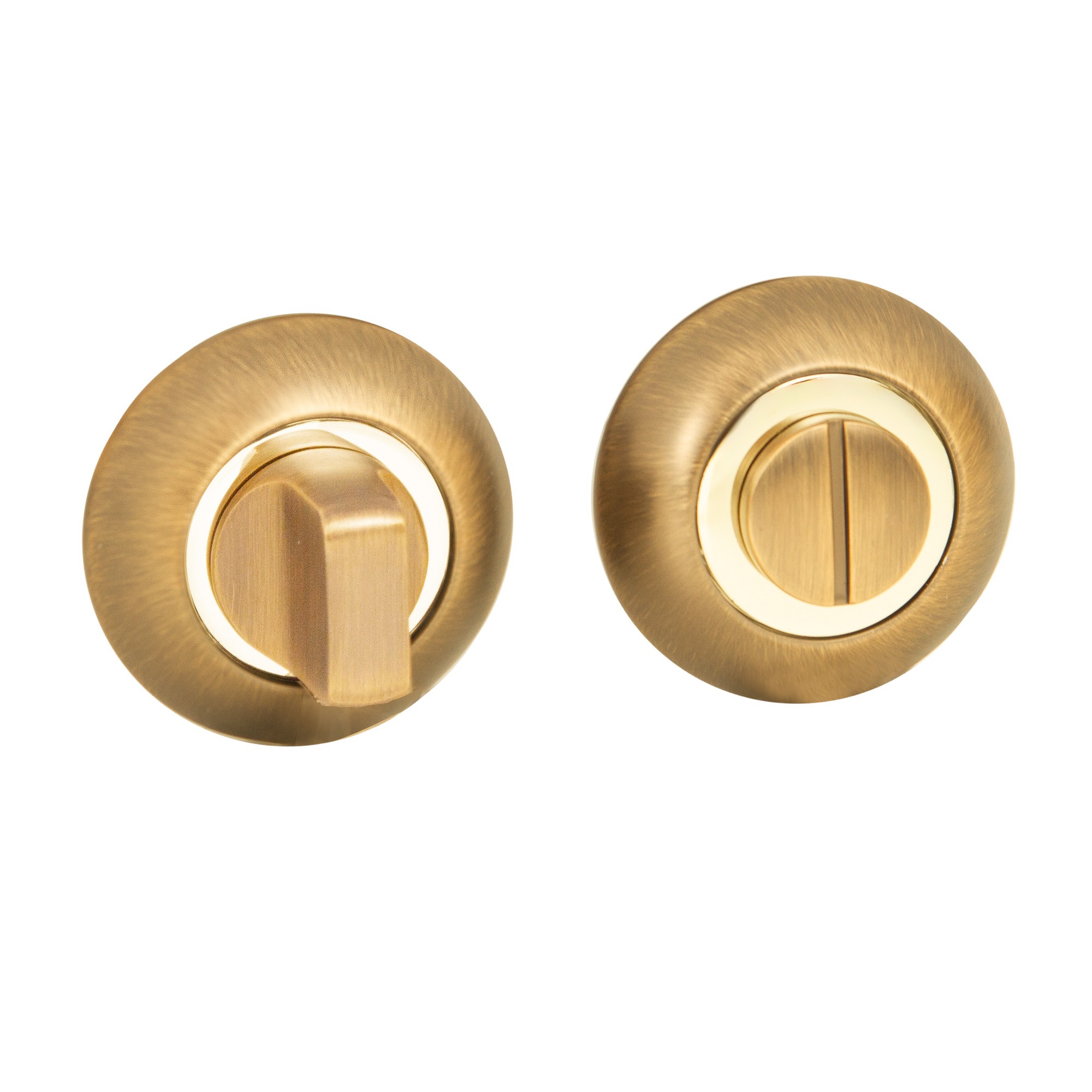 Ручка Fuaro (Фуаро) поворотная BK6.R.RM54 (BK6 RM) AB/GP-7 бронза/золото 