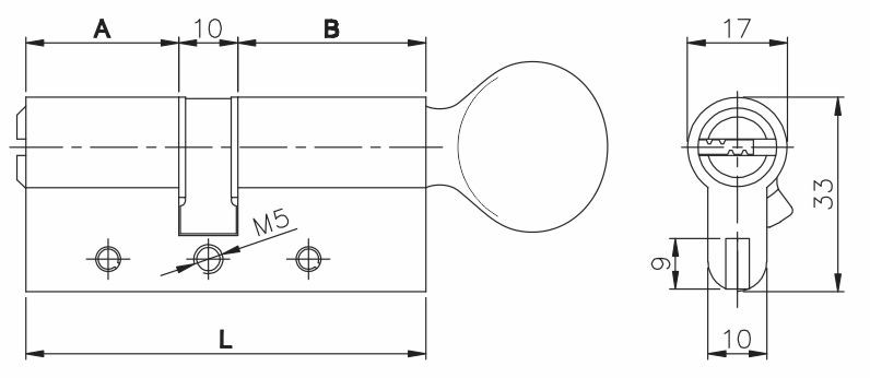 Цилиндровый механизм Kale kilit (Кале килит) с вертушкой 164 DBM-E/80 (35+10+35) mm никель 5 кл. Цилиндровый механизм Kale kilit (Кале килит) с вертушкой 164 DBM-E/80 (35+10+35) mm никель 5 кл.