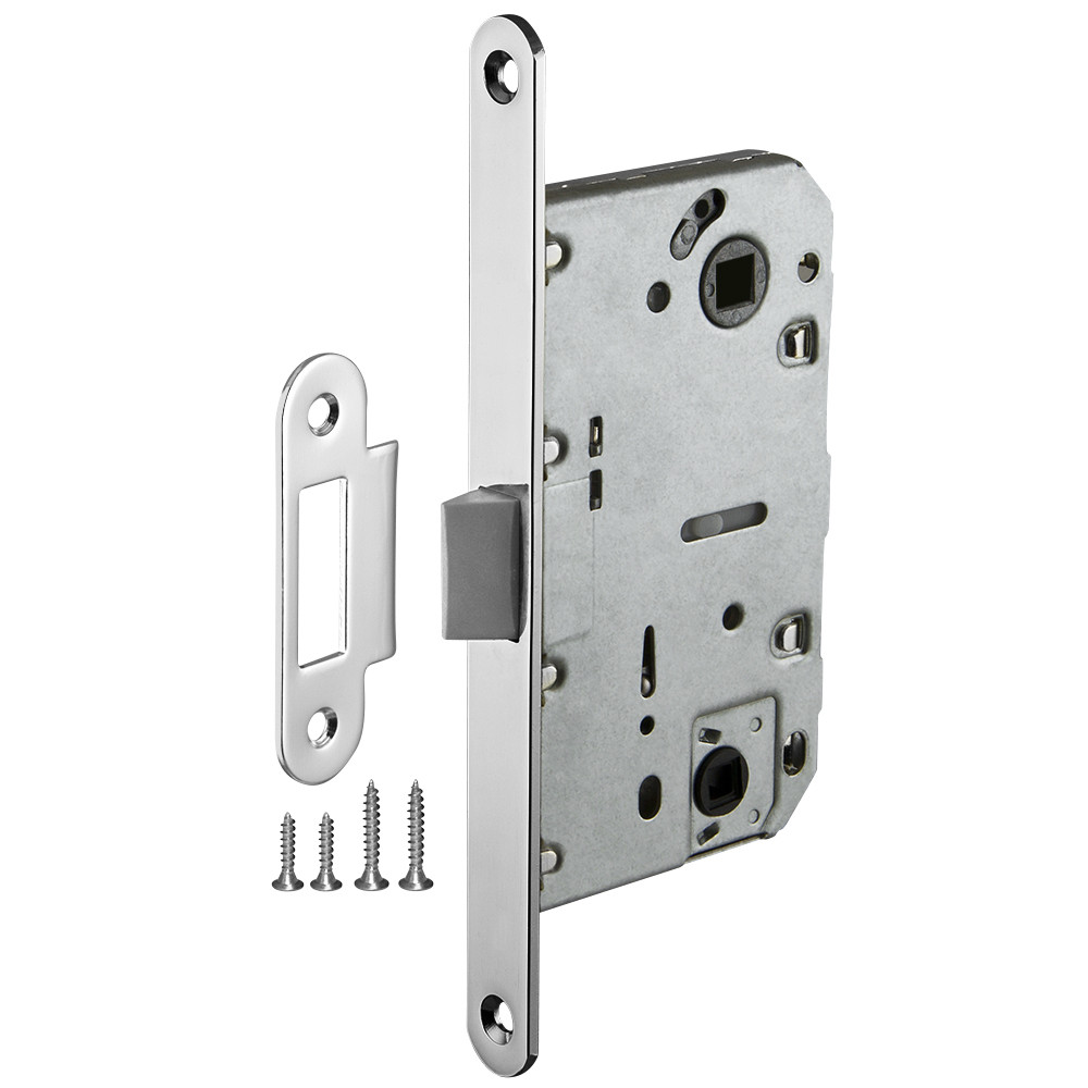 Защелка Ajax (Аякс) врезная PLASTLP96WC-50 CP хром Защелка Ajax (Аякс) врезная PLASTLP96WC-50 CP хром