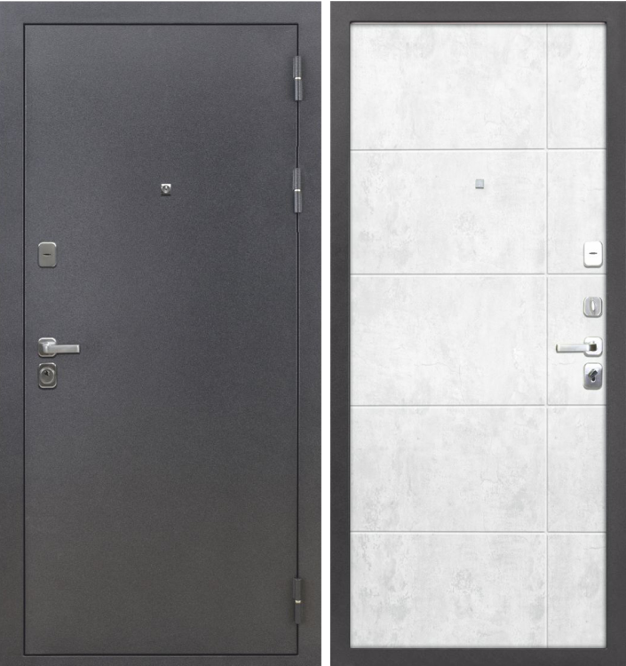 Геометрия Квадро Бетон снежный