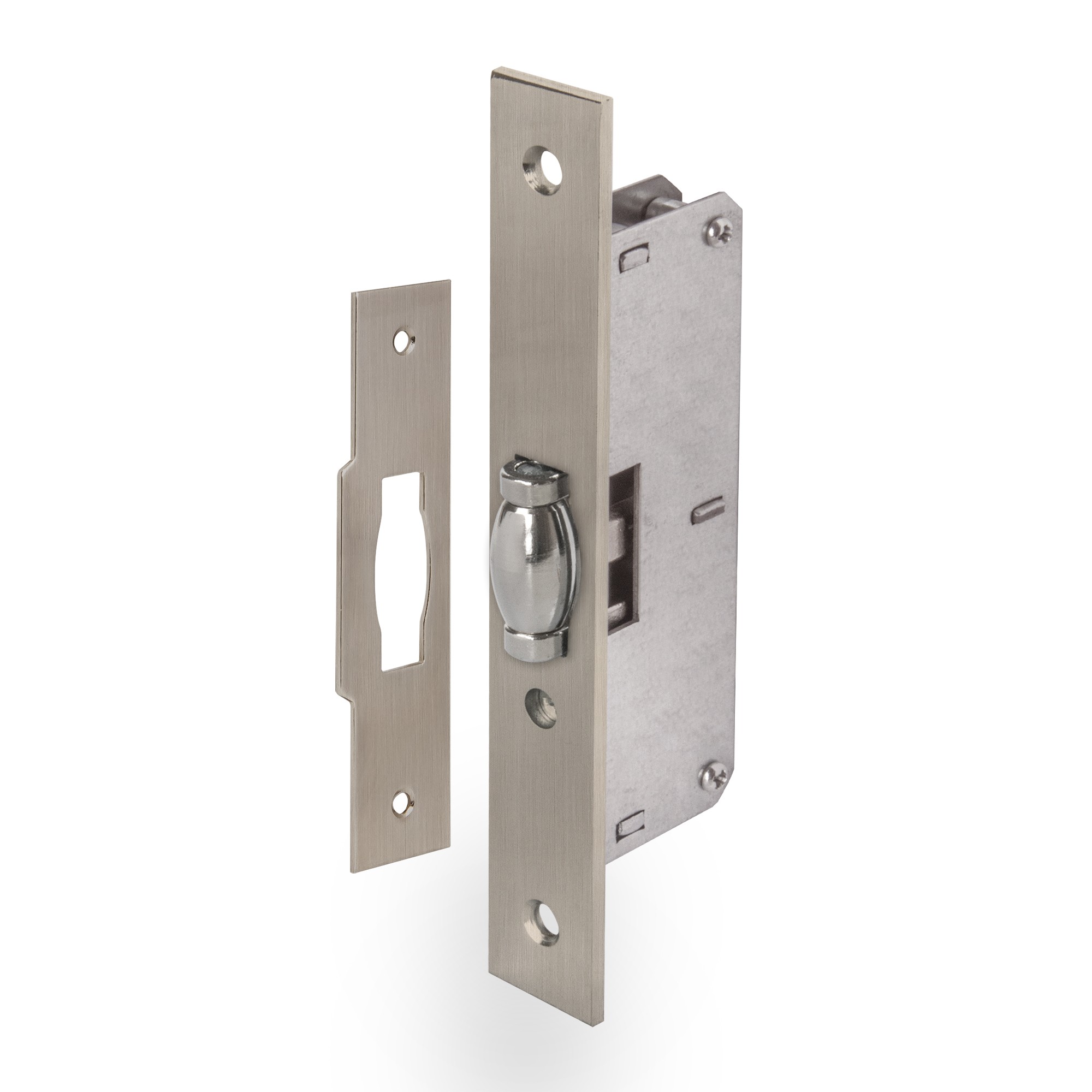 Защелка Punto (Пунто) врезная METLR-155B ролик SN мат.никель Защелка Punto (Пунто) врезная METLR-155B ролик SN мат.никель