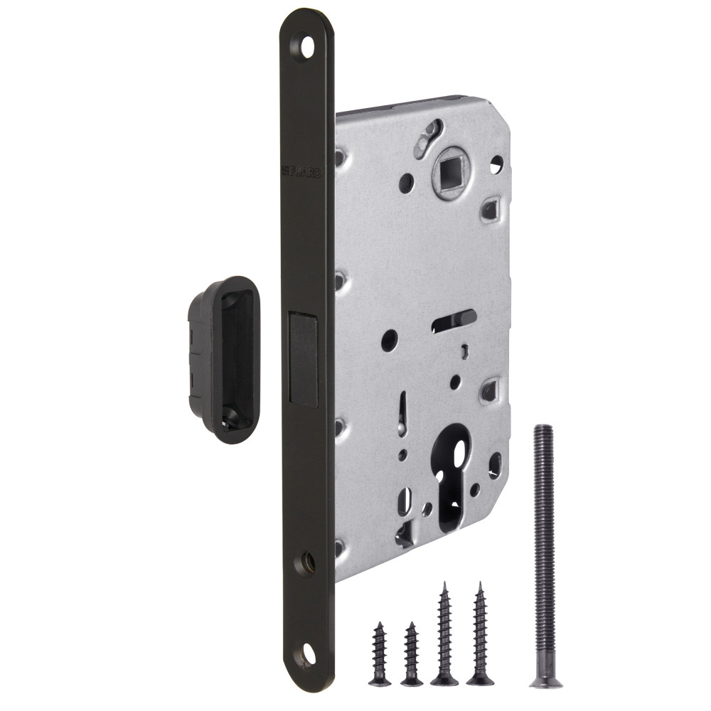 Корпус Fuaro (Фуаро) врезного замка MAGNM85C-50 (M85C-50) BL черный 
