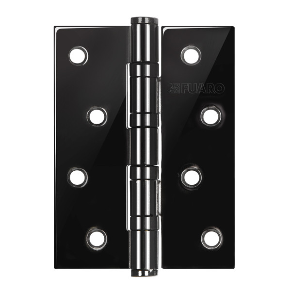 Петля Fuaro (Фуаро) универсальная IN4400U-BL BN (4BB/BL 100x75x2,5) черный глянец БЛИСТЕР 