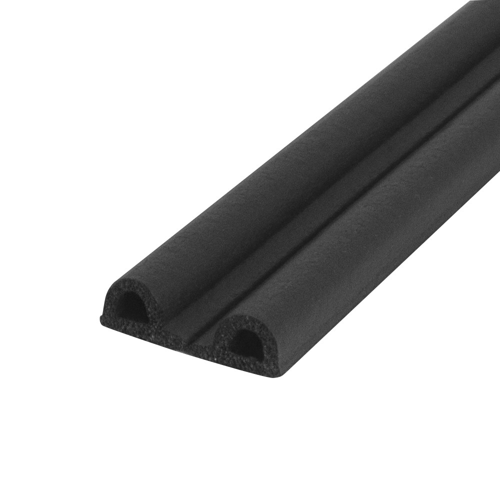 Уплотнитель Fuaro (Фуаро) самоклеящийся ADH/P-9x5,5mm BLACK черный 100m 