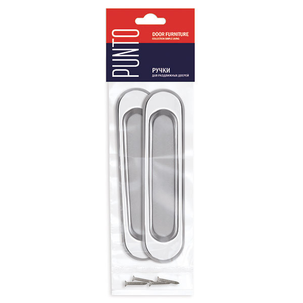 Ручка Punto (Пунто) для раздвижных дверей SH.SL152.010 (Soft LINE SL-010) СP хром 