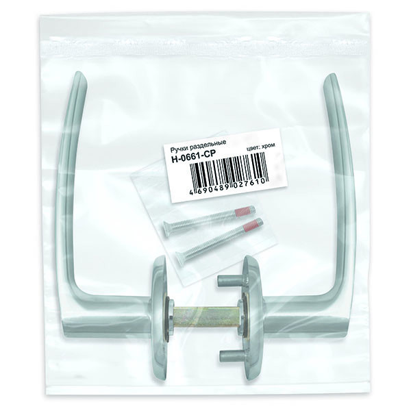 Ручка Fuaro (Фуаро) раздельная R.FIN50.H-0661 (H-0661) СP хром Ручка Fuaro (Фуаро) раздельная R.FIN50.H-0661 (H-0661) СP хром