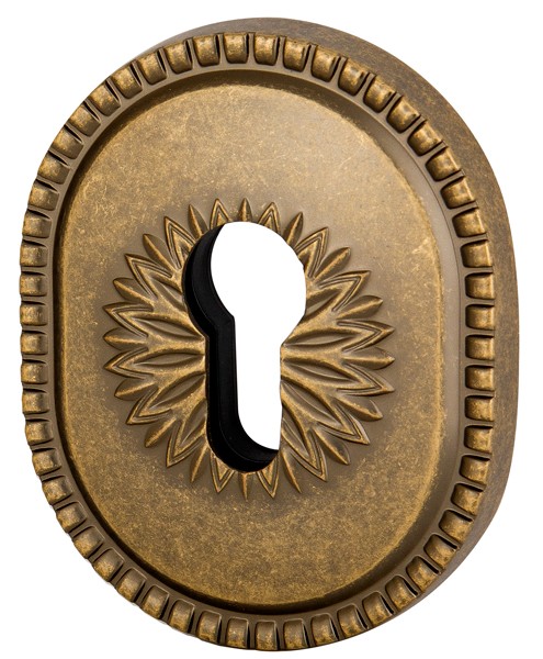 Накладка Armadillo (Армадилло) на цилиндр ESC.C.CL/OV (ET-DEC CL) OB-13 античная бронза 