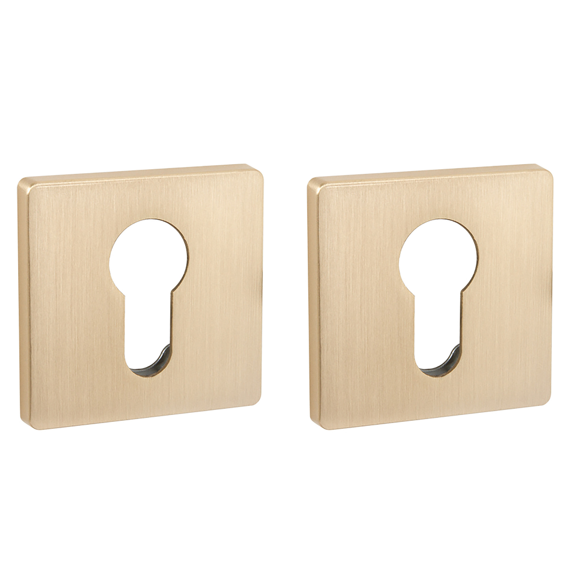 Накладка Fuaro (Фуаро) под цилиндр ET.K.SL52 (ET SL) SSG-39 сатинированное золото Накладка Fuaro (Фуаро) под цилиндр ET.K.SL52 (ET SL) SSG-39 сатинированное золото