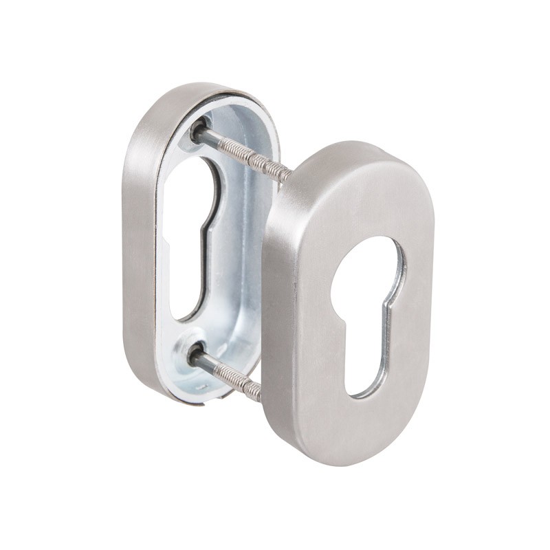 Накладка Fuaro (Фуаро) под цилиндр ET.R.DSS304-02P (DSS-02P-ET) INOX 304 (овальнове основание) 