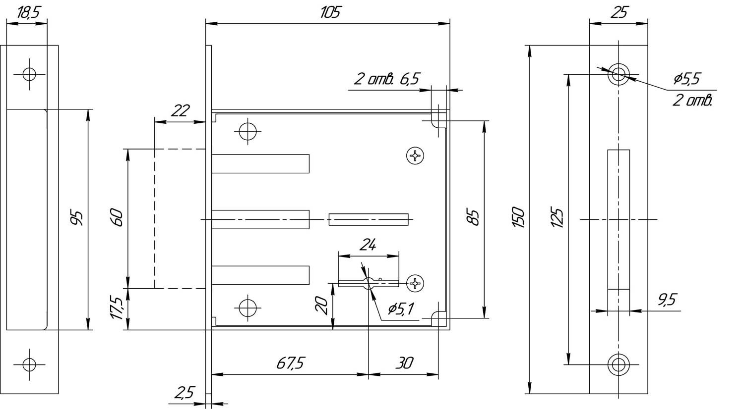 Замок Mettem (Меттэм) врезной сувальдный ЗВ8 801.0.0, 5 кл. 