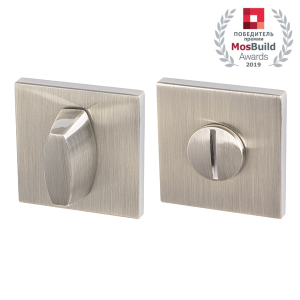 Ручка Armadillo (Армадилло) поворотная BK6.K.USS52 (WC-BOLT BK6 USS) SN-3 матовый никель Ручка Armadillo (Армадилло) поворотная BK6.K.USS52 (WC-BOLT BK6 USS) SN-3 матовый никель