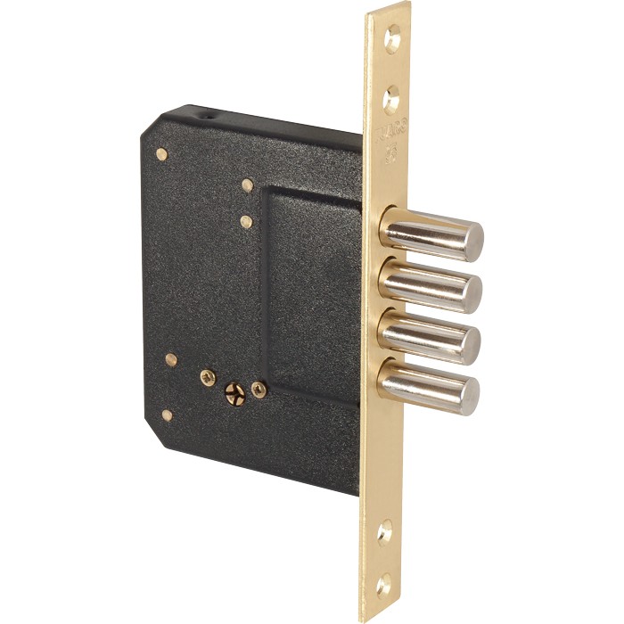 Замок Fuaro (Фуаро) врезной крестообразный X200-4MF/PB (200-4MF/PB) латунь 5key Замок Fuaro (Фуаро) врезной крестообразный X200-4MF/PB (200-4MF/PB) латунь 5key