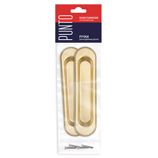 Ручка Punto (Пунто) для раздвижных дверей SH.SL152.010 (Soft LINE SL-010) SG матовое золото Ручка Punto (Пунто) для раздвижных дверей SH.SL152.010 (Soft LINE SL-010) SG матовое золото