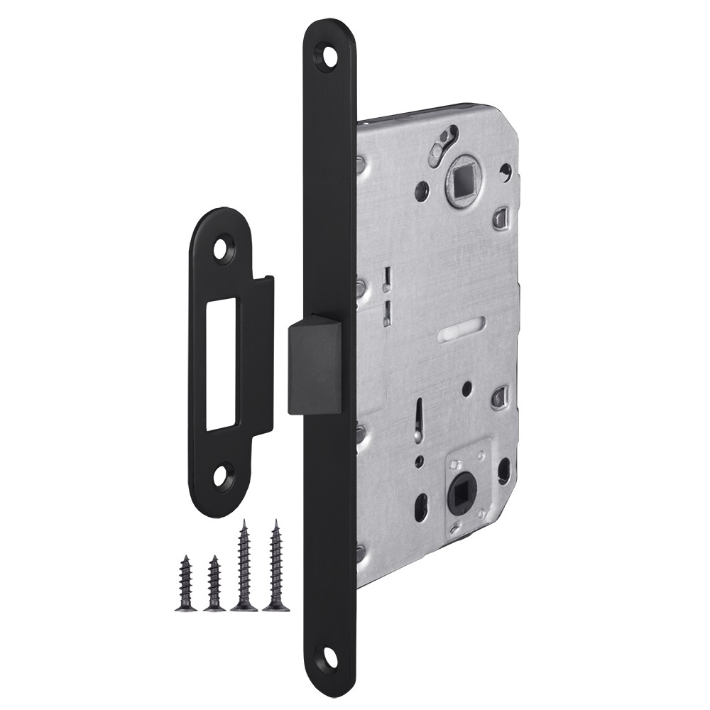 Защелка Ajax (Аякс) врезная PLASTLP96WC-50 BL черный 