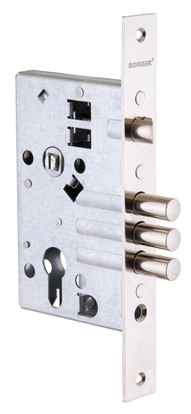 Корпус Border (Бордер) врезного замка с защёлкой ЗВ4-3/55 с ригелем 12 мм /78931/ 