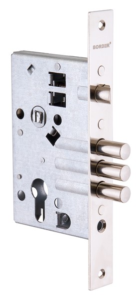 Корпус Border (Бордер) врезного замка с защёлкой ЗВ4-3/55 с ригелем 12 мм /78931/ 
