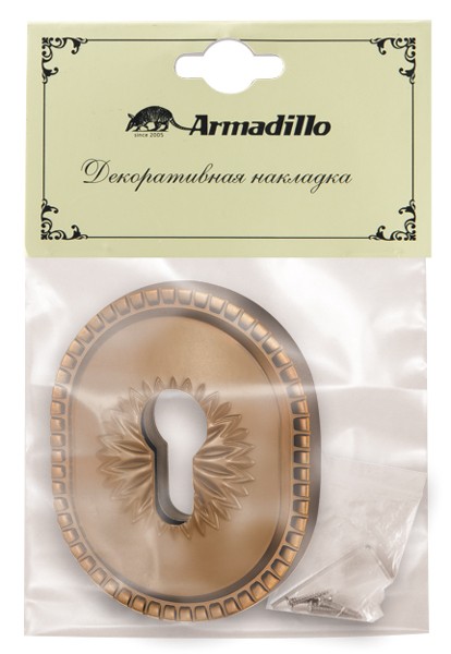Накладка Armadillo (Армадилло) на цилиндр ESC.C.CL/OV (ET-DEC CL) BB-17 коричневая бронза 