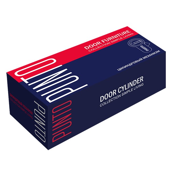 Цилиндровый Punto (Пунто) механизм (A202/90) A2002Knob90(45+10+35) с вертушкой SN никель 