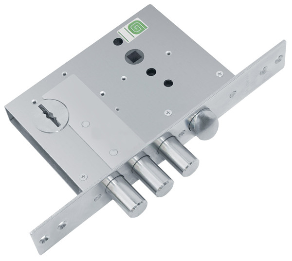 Замок Guardian (Гардиан) врезной сувальдный с защёлкой ЗВ 50.11, 4 кл. (длинный кл. 59 мм) /123:004/ 