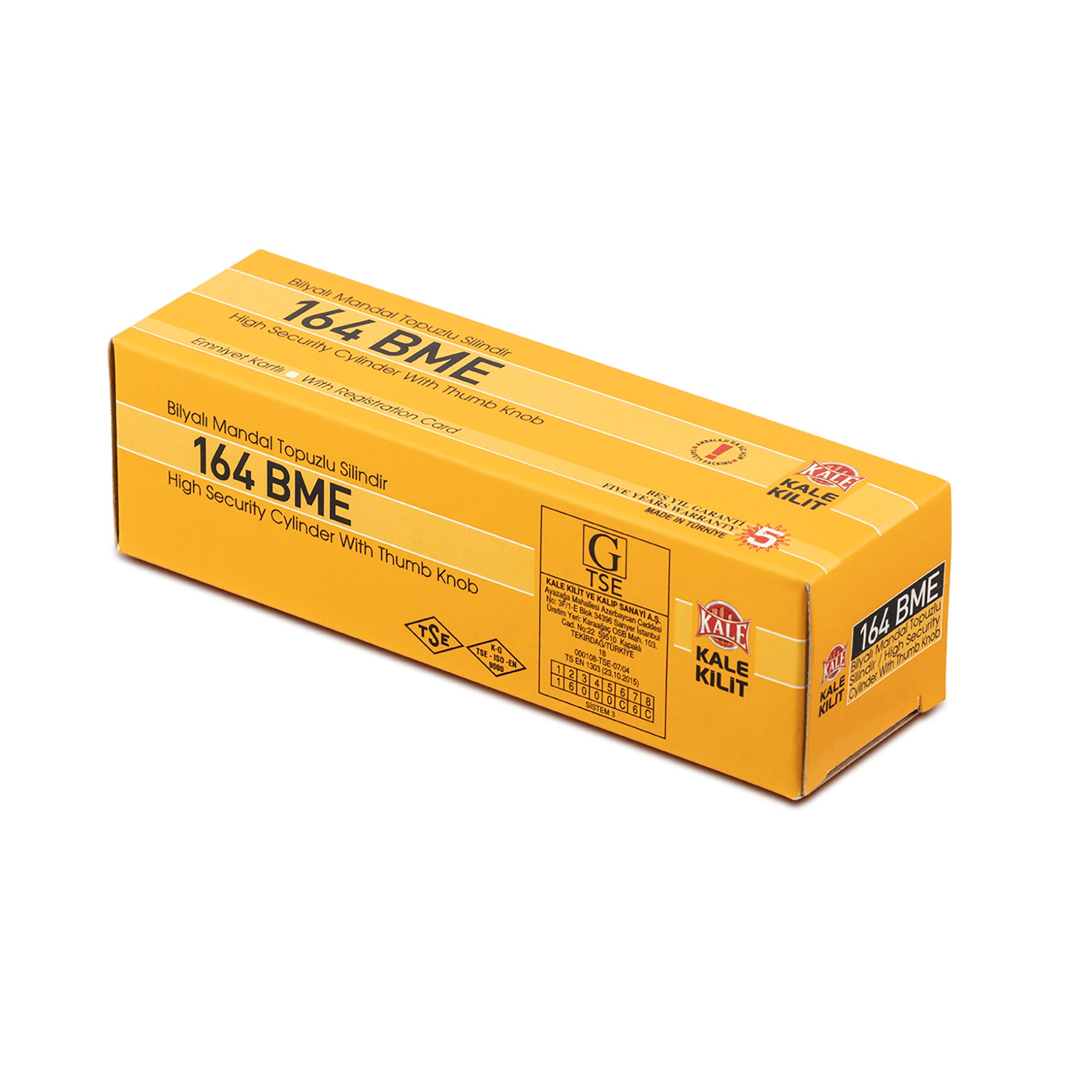 Цилиндровый механизм Kale kilit (Кале килит) с вертушкой 164 BM/72 (30+10+32) mm латунь 5 кл. Цилиндровый механизм Kale kilit (Кале килит) с вертушкой 164 BM/72 (30+10+32) mm латунь 5 кл.