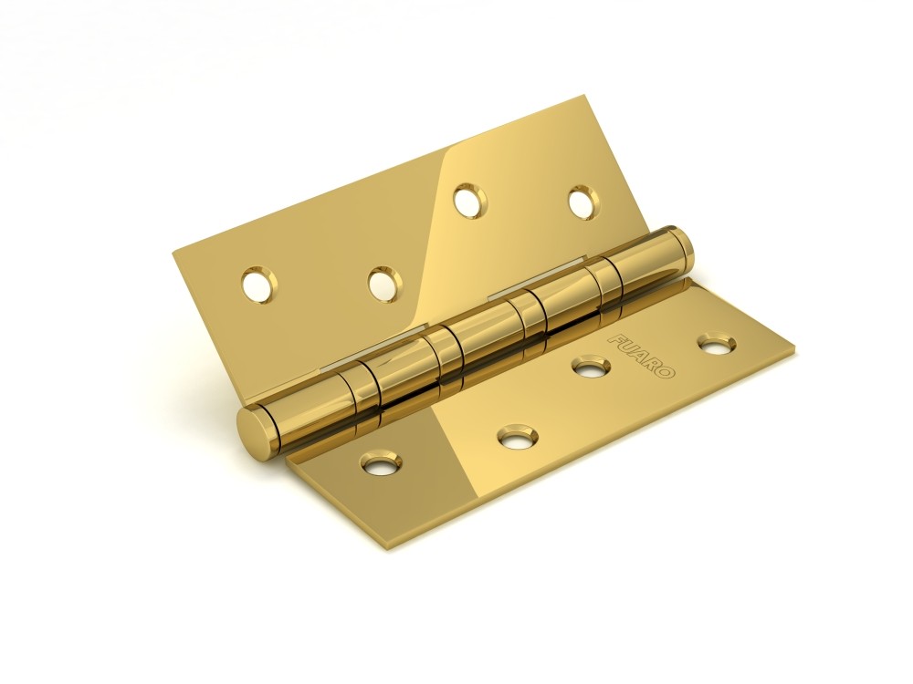 Петля Fuaro (Фуаро) универсальная IN4400U PB (4BB 100x75x2,5) латунь 