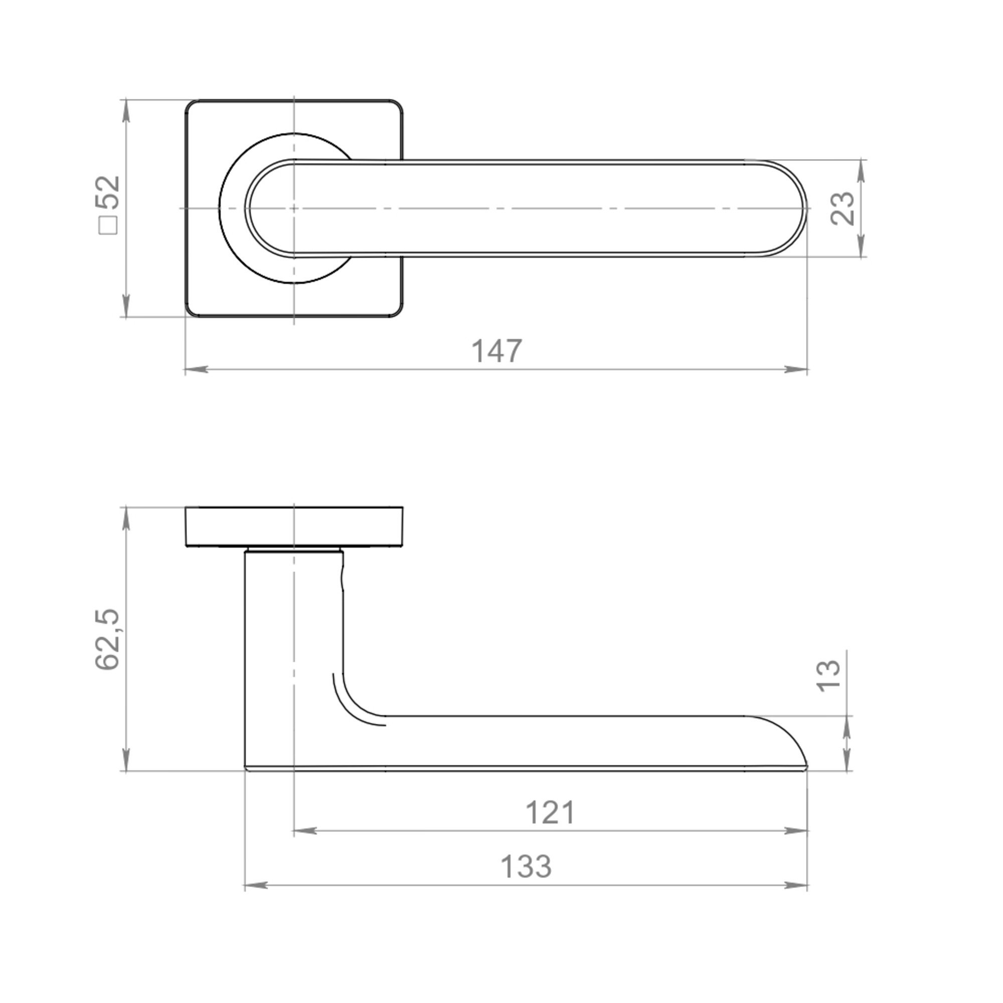 Ручка Ajax (Аякс) раздельная K.JK51.IND COSTA BL-24 черный (белая коробка) Ручка Ajax (Аякс) раздельная K.JK51.IND COSTA BL-24 черный (белая коробка)