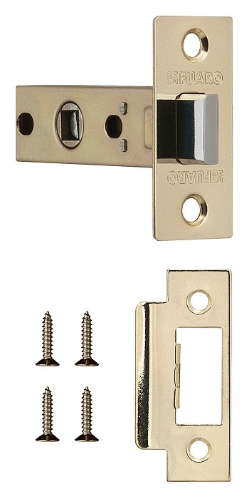 Защелка Fuaro (Фуаро) врезная METF12-45-25 (F12-45-25) GP латунь Защелка Fuaro (Фуаро) врезная METF12-45-25 (F12-45-25) GP латунь