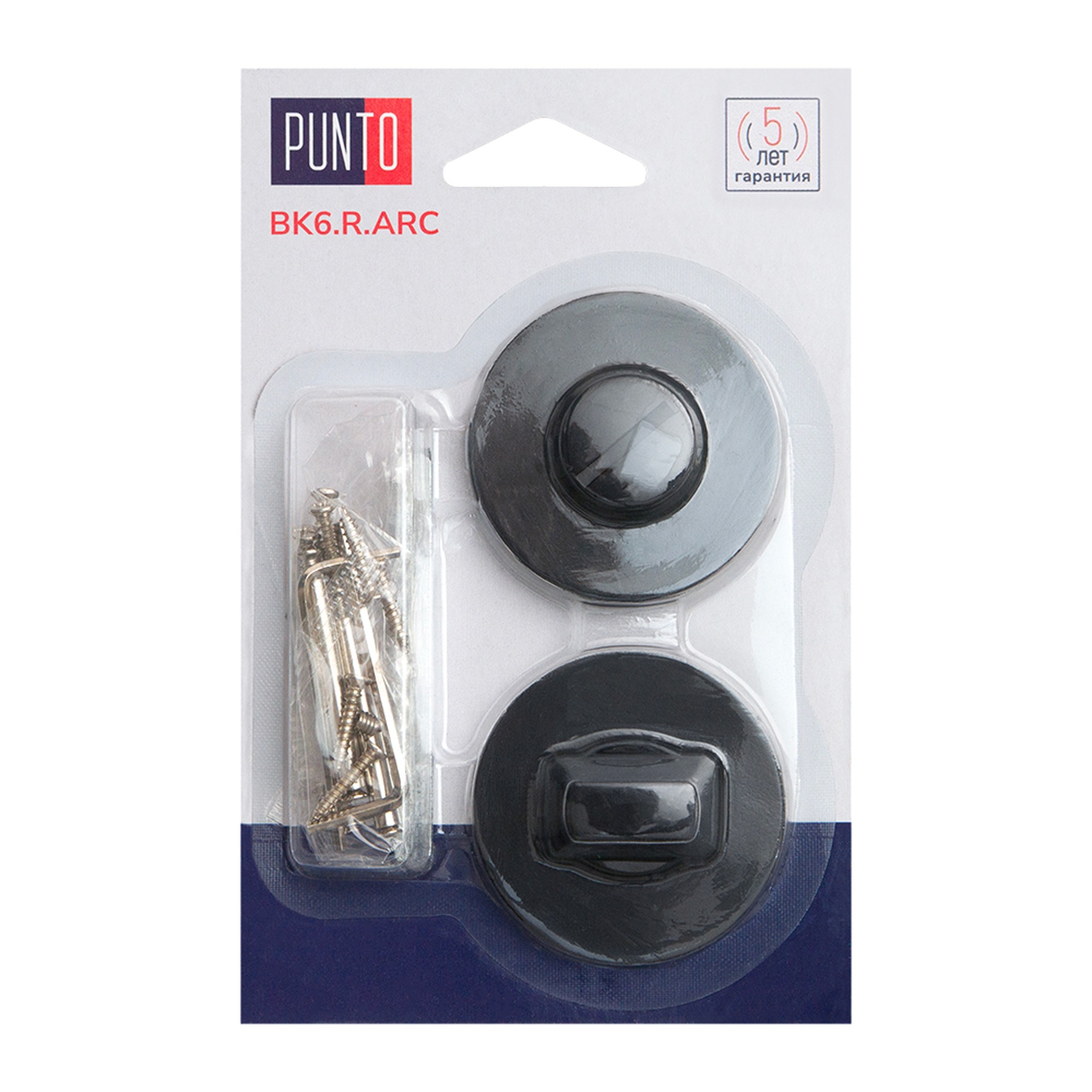 Ручка Punto (Пунто) поворотная BK6.R.ARC.R52 (BK6 ARC) BL-24 черный Ручка Punto (Пунто) поворотная BK6.R.ARC.R52 (BK6 ARC) BL-24 черный