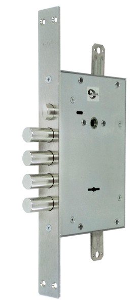 Замок Mettem (Меттэм) врезной сувальдный с защёлкой ЗВ9 343.1.1 с тягами, 5 кл. 