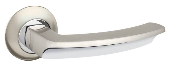 Ручка Fuaro (Фуаро) раздельная R.AR54.ALFA (ALFA AR) 140mm SN/CP-3 матовый никель/хром 