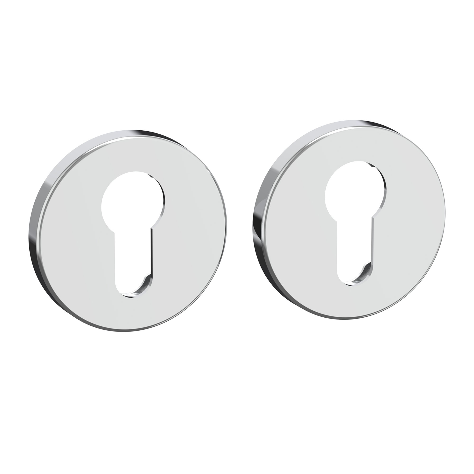 Накладка Punto (Пунто) под цилиндр ET.R.EST.R52 CP-8 хром 