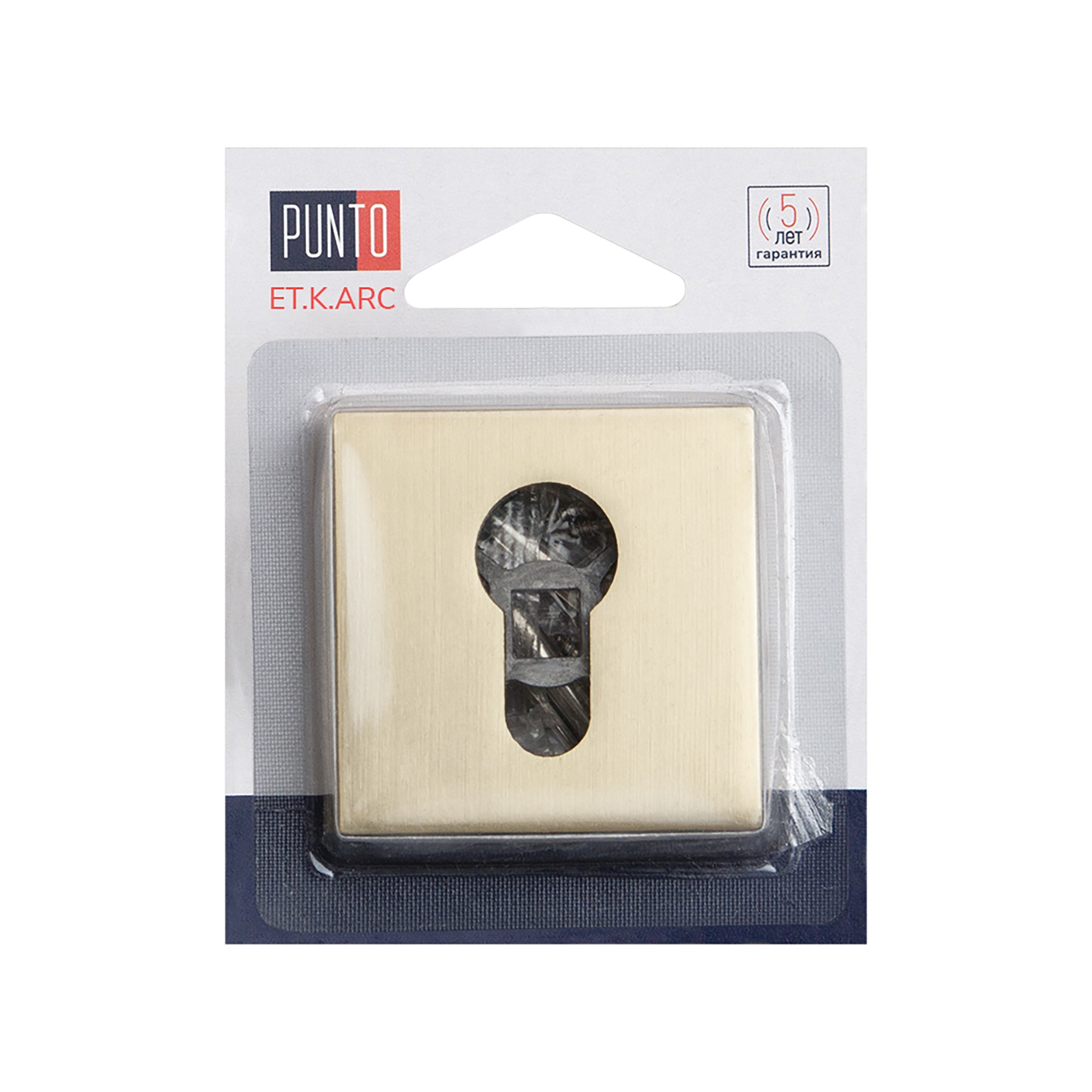 Накладка Punto (Пунто) под цилиндр ET.K.ARC.Q52 (ET ARC) SSG-39 сатин.золото Накладка Punto (Пунто) под цилиндр ET.K.ARC.Q52 (ET ARC) SSG-39 сатин.золото