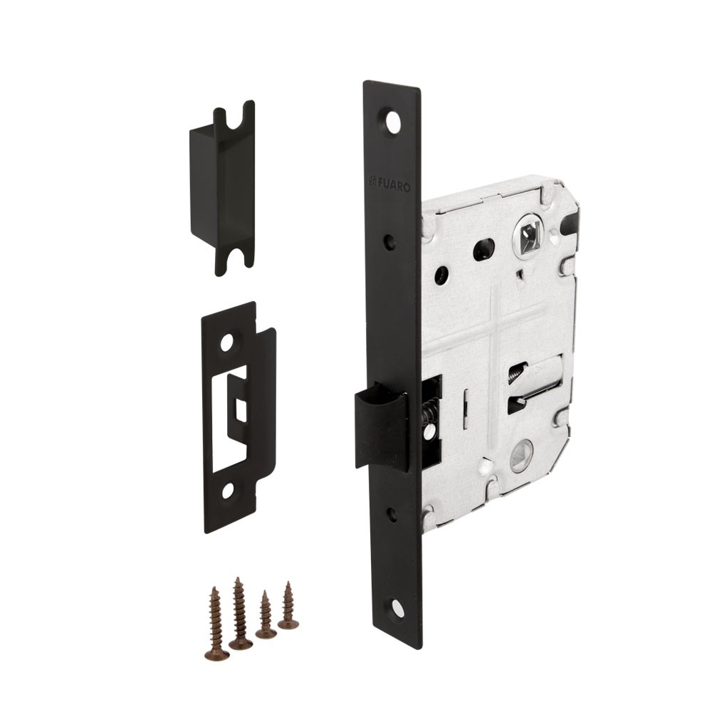 Защелка Fuaro (Фуаро) врезная PLASTP72-50 (P72-50) BL черный Защелка Fuaro (Фуаро) врезная PLASTP72-50 (P72-50) BL черный