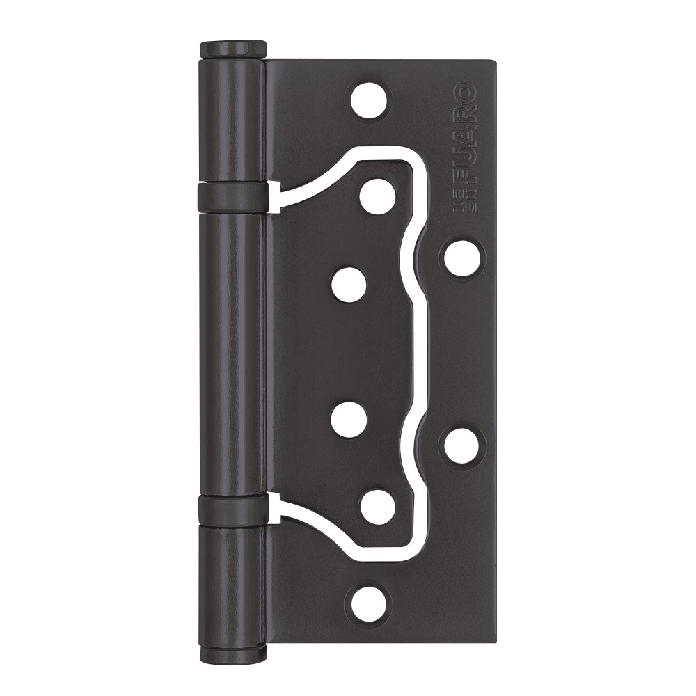 Петля Fuaro (Фуаро) универсальная без врезки IN4500W-BL GR (500-2BB/BL 100x2,5) графит БЛИСТЕР 