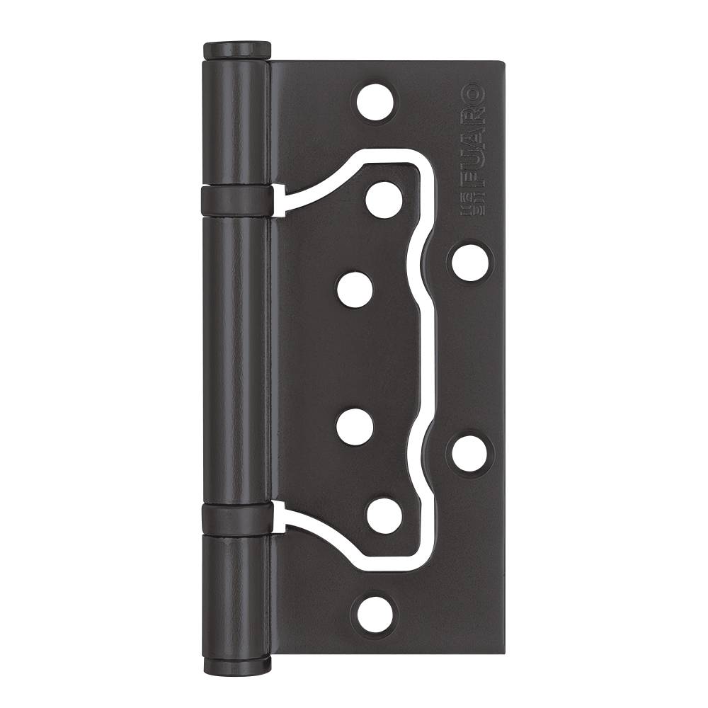 Петля Fuaro (Фуаро) универсальная без врезки IN4500W-BL GR (500-2BB/BL 100x2,5) графит БЛИСТЕР 