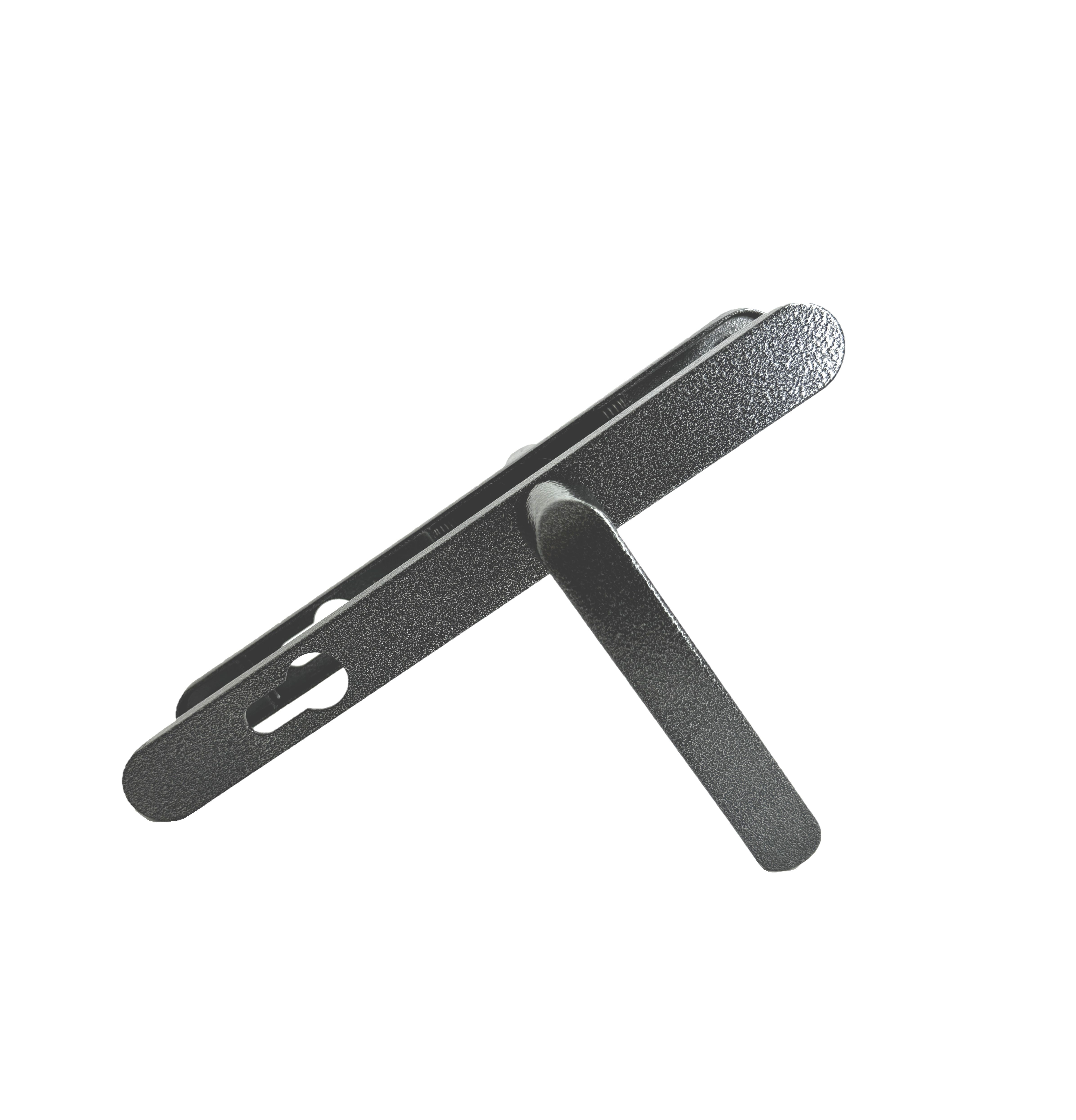 Ручка дверная Absolyute (Абсолют) на планке РФ1-85А/25 (85 мм) серебро Ручка дверная Absolyute (Абсолют) на планке РФ1-85А/25 (85 мм) серебро