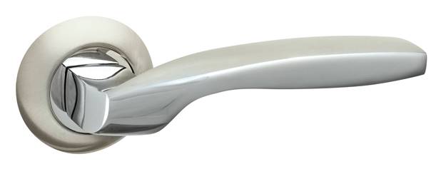 Ручка Fuaro (Фуаро) раздельная R.AR54.BOSTON (BOSTON AR) 140mm SN/CP-3 матовый никель/хром 