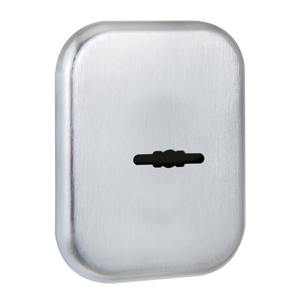 Накладка Fuaro (Фуаро) на сувальдный замок ESC.S.XL/K.486SSC (SC 486-S SQ XL) со шторкой сатинированный хром (1шт) 