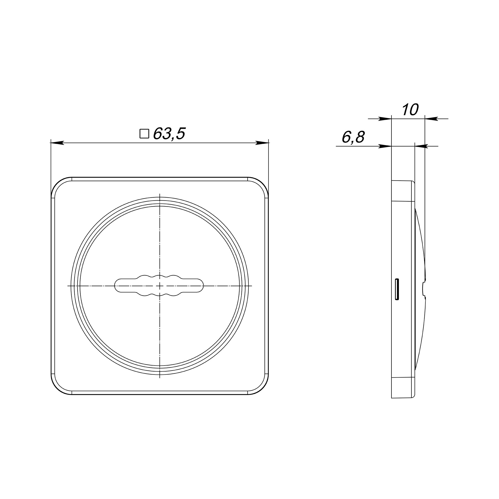 Накладка Fuaro (Фуаро) на сувальдный замок ESC.S-auto.MSC/K.62 с авт.шторками BL-24 черный (1шт.) Накладка Fuaro (Фуаро) на сувальдный замок ESC.S-auto.MSC/K.62 с авт.шторками BL-24 черный (1шт.)