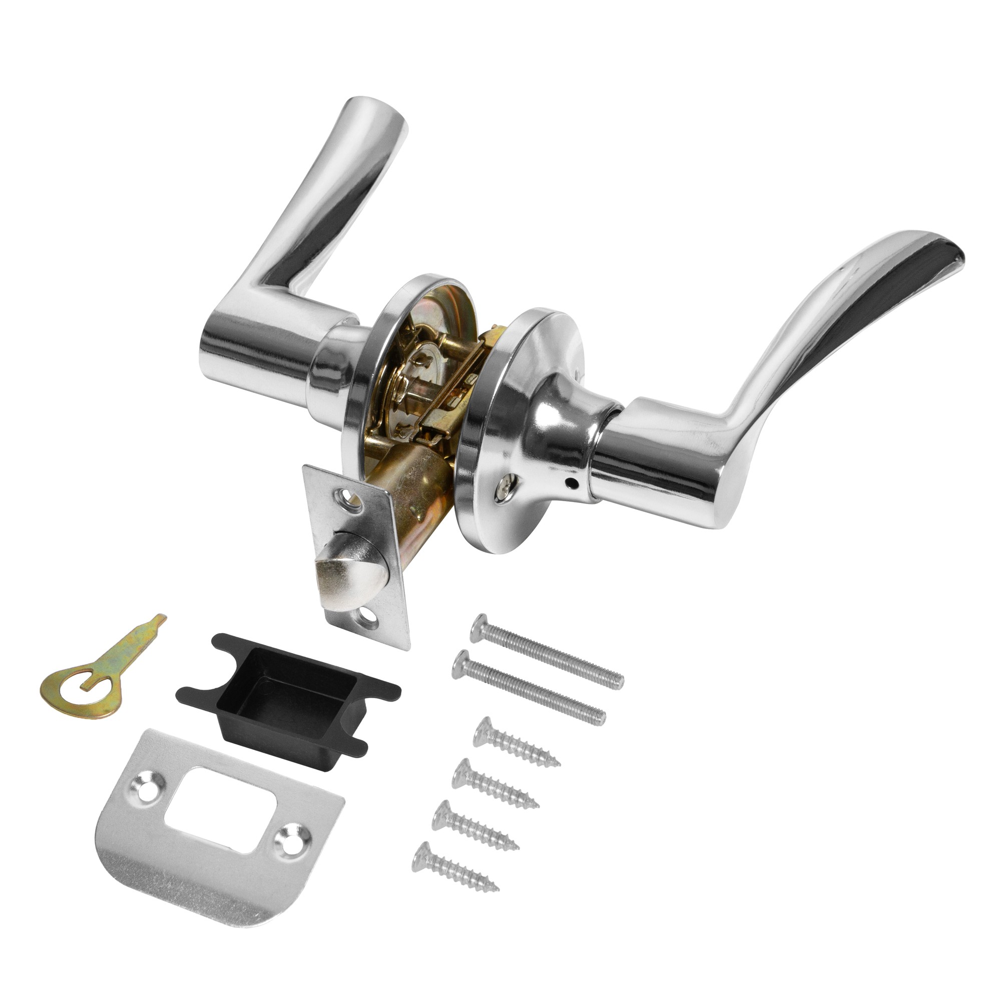 Ручка Punto (Пунто) защелка DK610/BL CP-PS (без фик.) хром Ручка Punto (Пунто) защелка DK610/BL CP-PS (без фик.) хром