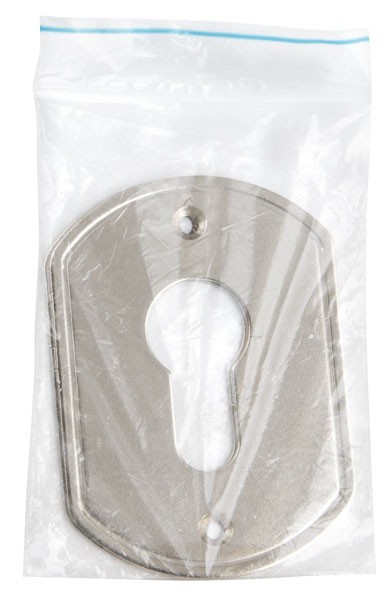 Накладки Guardian (Гардиан) под цилиндр "" никель ГН 30 /пара/, плоская /123:475/ 