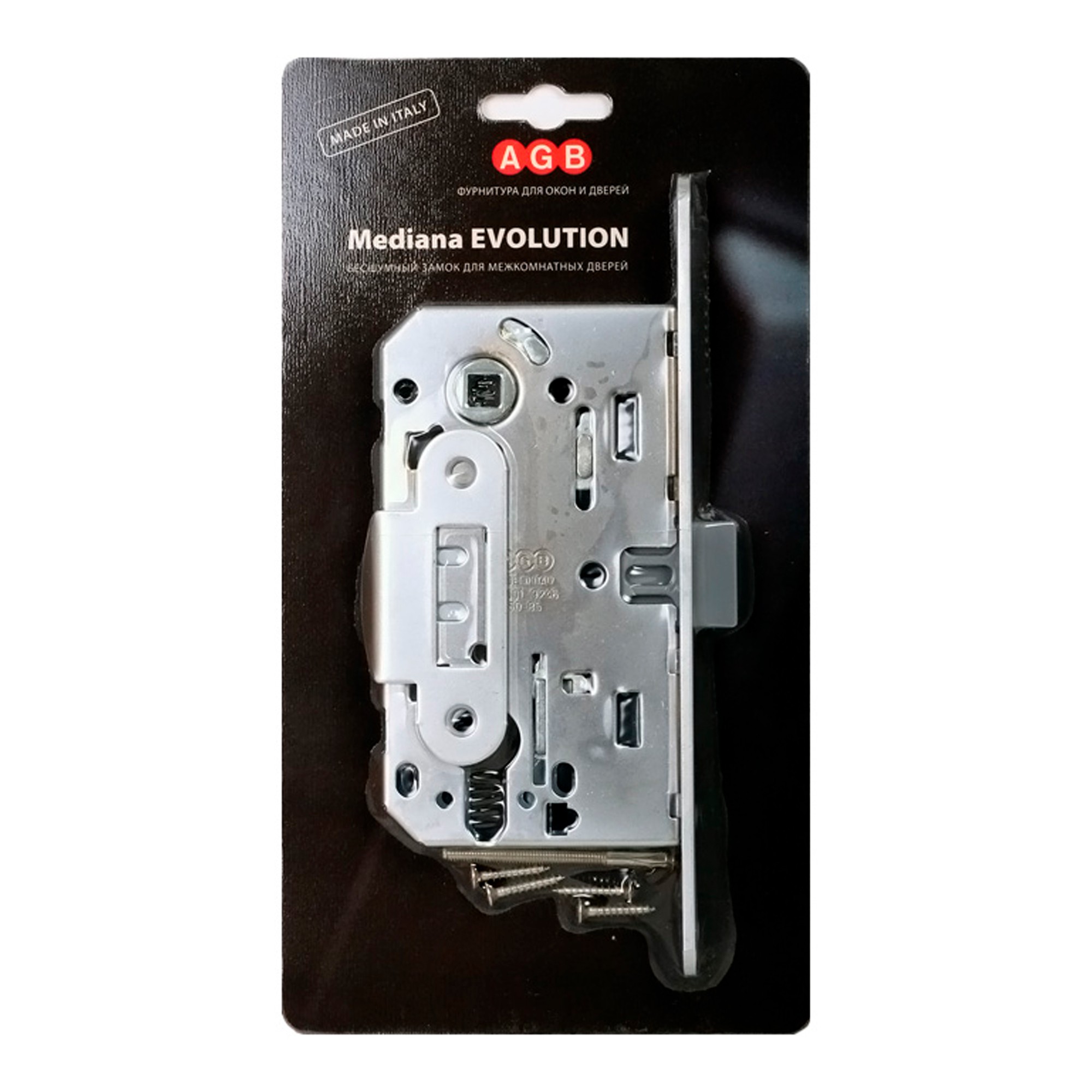 Корпус замка AGB (АГБ) под цил. MEDIANA EVOLUTION B01103.50.34.567 с отв. планкой B01000.13 (мат хром) Корпус замка AGB (АГБ) под цил. MEDIANA EVOLUTION B01103.50.34.567 с отв. планкой B01000.13 (мат хром)