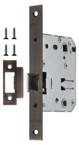 Защелка Fuaro (Фуаро) врезная METF72-50 (F72-50) AB бронза Защелка Fuaro (Фуаро) врезная METF72-50 (F72-50) AB бронза