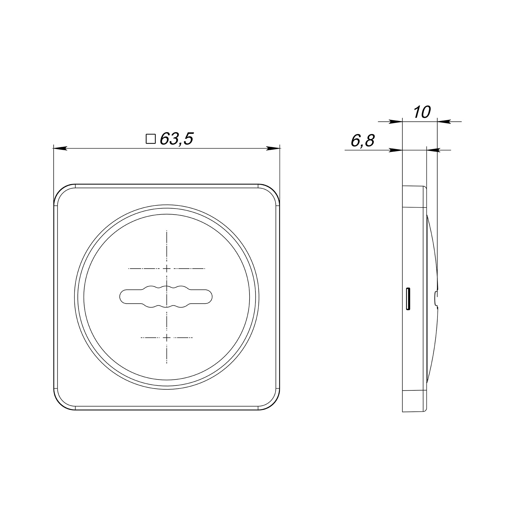 Накладка Fuaro (Фуаро) на цилиндр ESC.C.MSC/K.62 BL-24 черный (1 шт.) Накладка Fuaro (Фуаро) на цилиндр ESC.C.MSC/K.62 BL-24 черный (1 шт.)