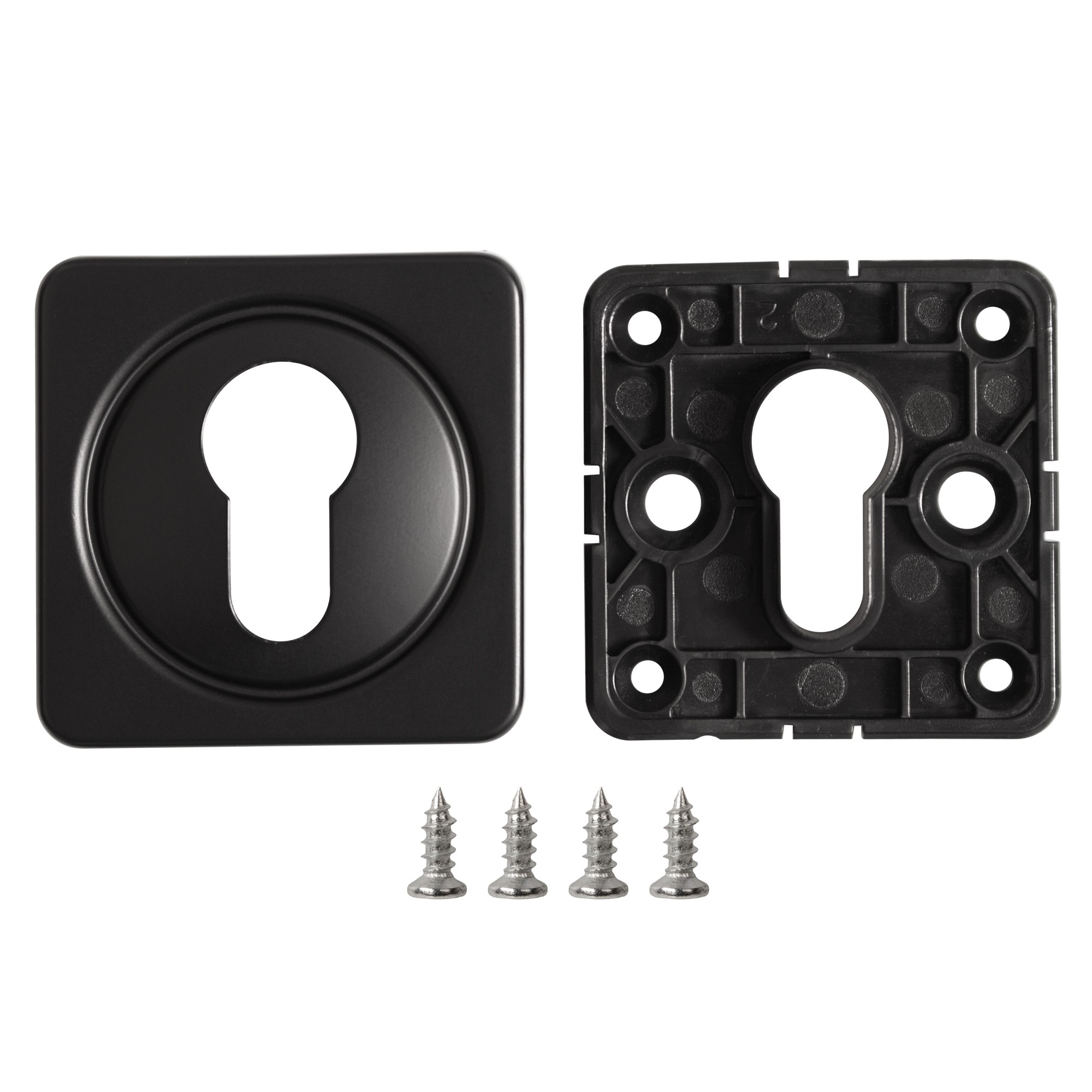 Накладка Fuaro (Фуаро) на цилиндр ESC.C.MSC/K.62 BL-24 черный (1 шт.) Накладка Fuaro (Фуаро) на цилиндр ESC.C.MSC/K.62 BL-24 черный (1 шт.)