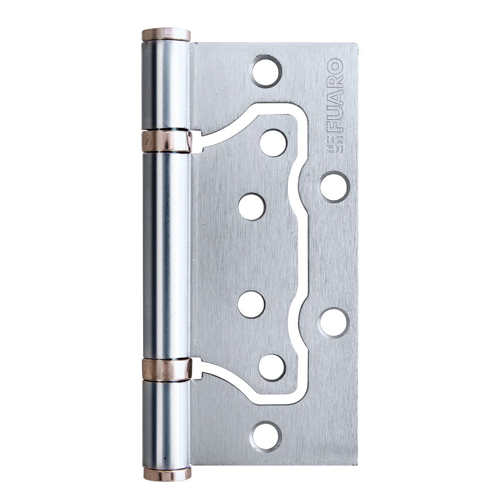 Петля Fuaro (Фуаро) универсальная без врезки IN4500W-BL SSC (500-2BB/BL 100x2,5) сатинированный хром БЛИСТЕР 