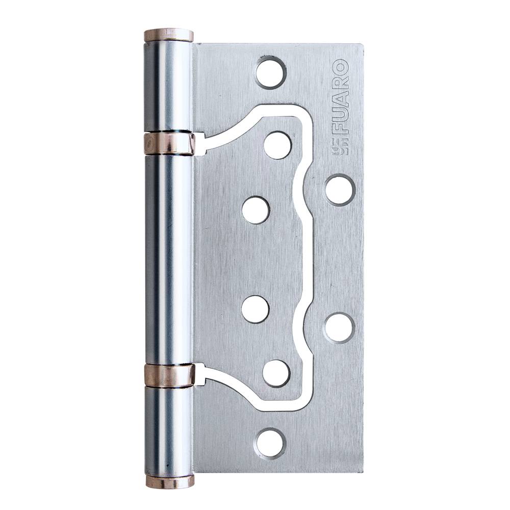 Петля Fuaro (Фуаро) универсальная без врезки IN4500W-BL SSC (500-2BB/BL 100x2,5) сатинированный хром БЛИСТЕР 